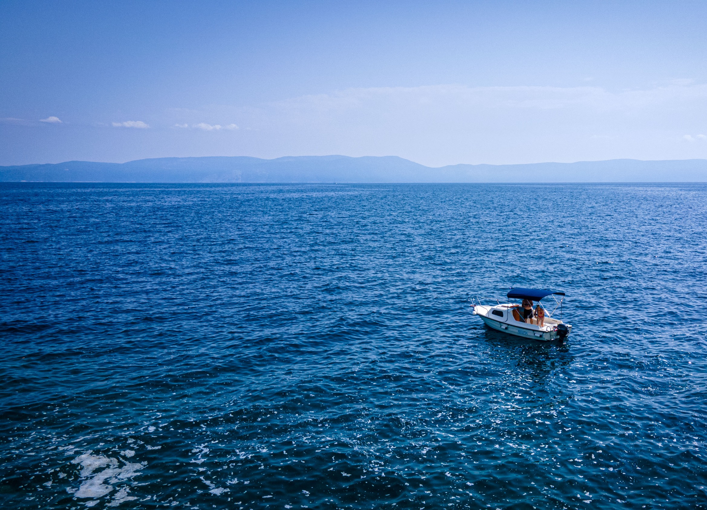 Adriatic beach near Rabac